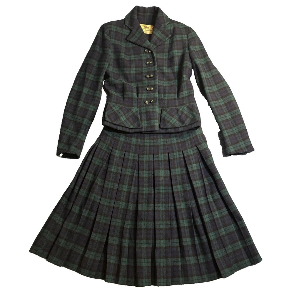 1940's Vintage De Luxe Saddlery Co. Riding Style Skirt Suit Size Small **AS IS**